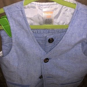 Gymboree Oxford Short/Vest Set Boys 12-24 months